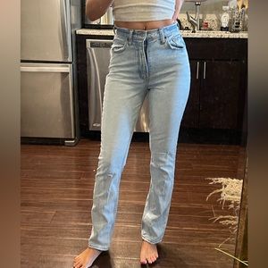 Abercrombie 90s slim straight ultra high rise jeans